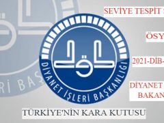 DİYANET BAKANLIĞI SEVİYE TESPİT SINAVI